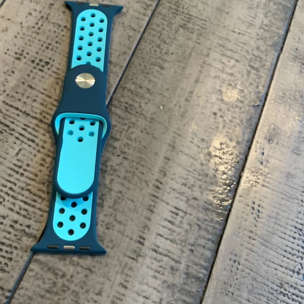 Large Apple Watch band blue